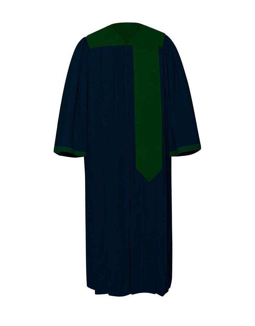 Adults Achievers Choir Robe – Navy Blue | Premium Graduation & Choir Gown