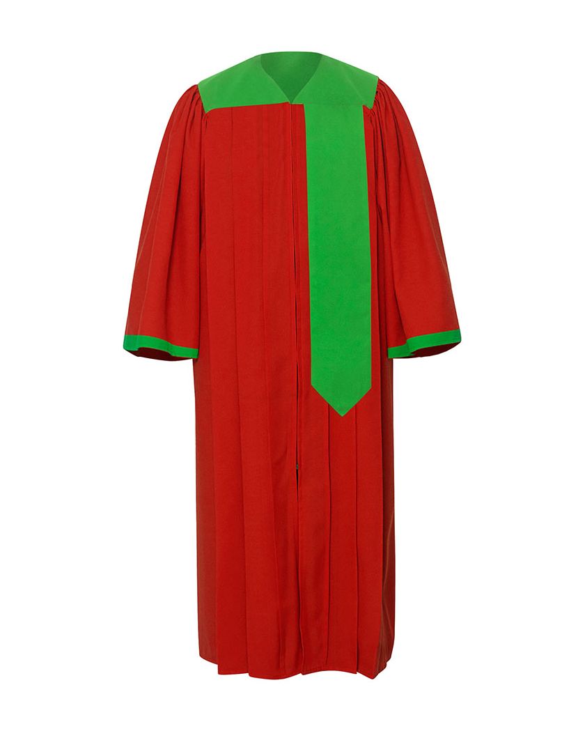 Adults Achievers Choir Robe – Scarlet Red | Premium Graduation & Choir Gown