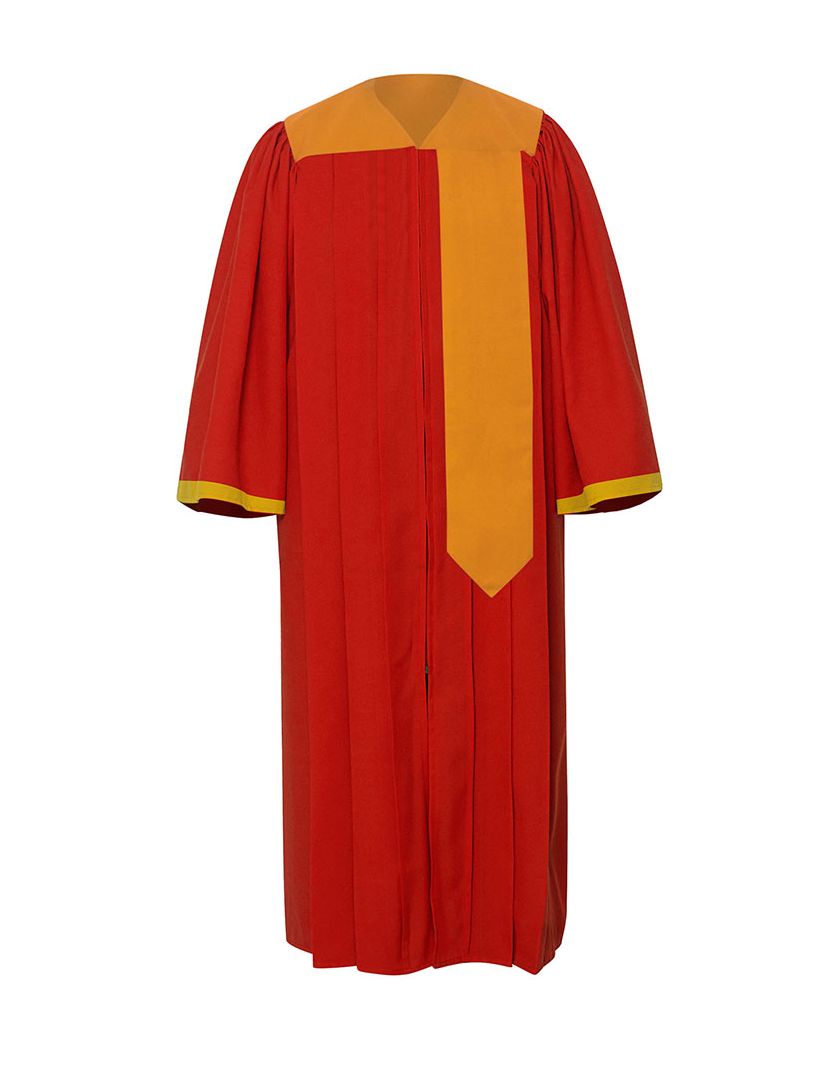 Adults Achievers Choir Robe – Scarlet Red | Premium Graduation & Choir Gown
