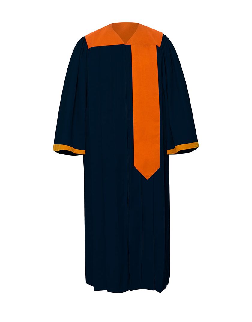 Adults Achievers Choir Robe – Navy Blue | Premium Graduation & Choir Gown