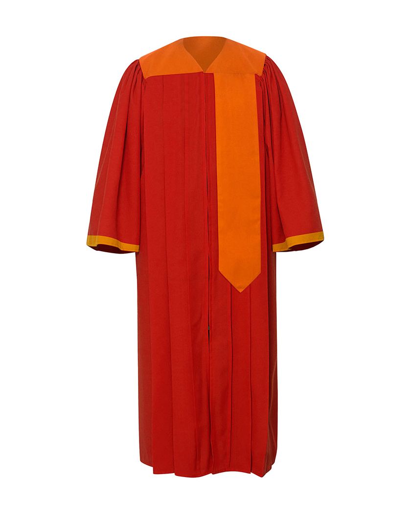 Adults Achievers Choir Robe – Scarlet Red | Premium Graduation & Choir Gown