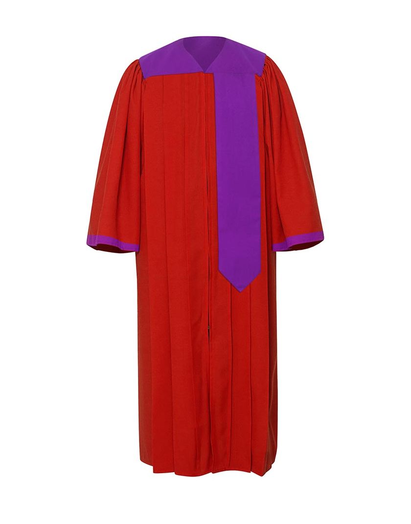 Adults Achievers Choir Robe – Scarlet Red | Premium Graduation & Choir Gown