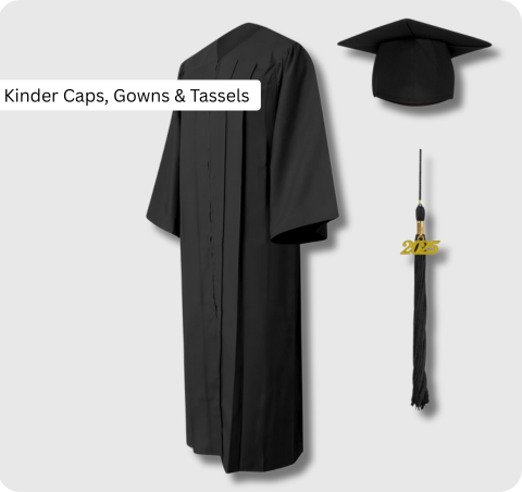 Kinder Caps, Gowns & Tassels