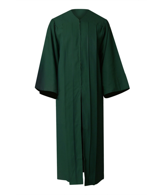 Forest Green Matte Choir Gown Only
