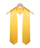 Yellow Gold Graduation Stole