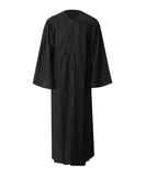 Premium Matte Fluted Bachelor Graduation Gown Cap Tassel  Hood Package