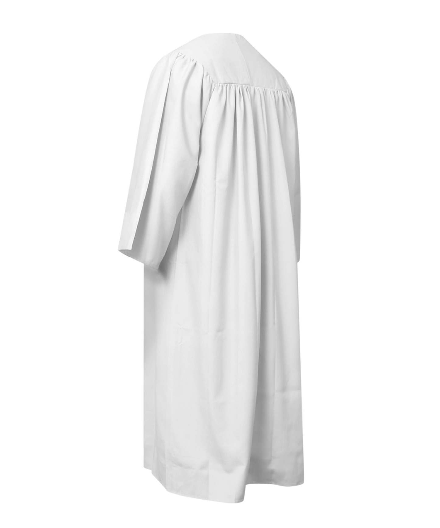 White Matte Choir Gown Only