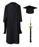 Deluxe Elasticated Master Graduation Gown Cap Tassel Package