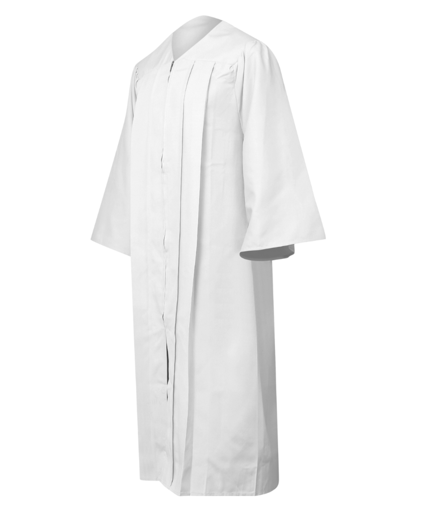 White Matte Choir Gown Only