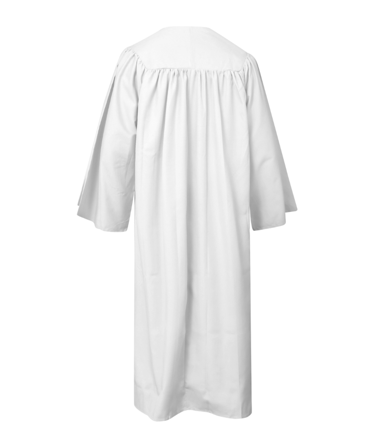 White Matte Choir Gown Only