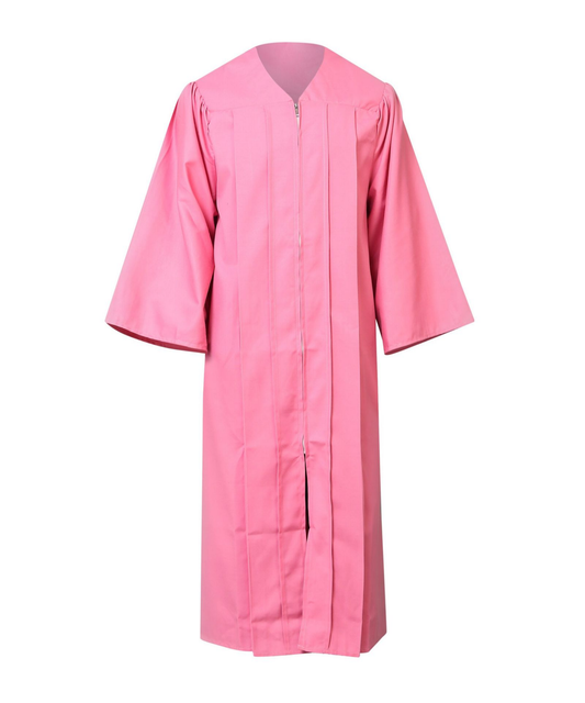 Pink Matte Choir Gown Only
