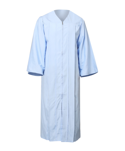 Light Blue Matte Choir Gown Only