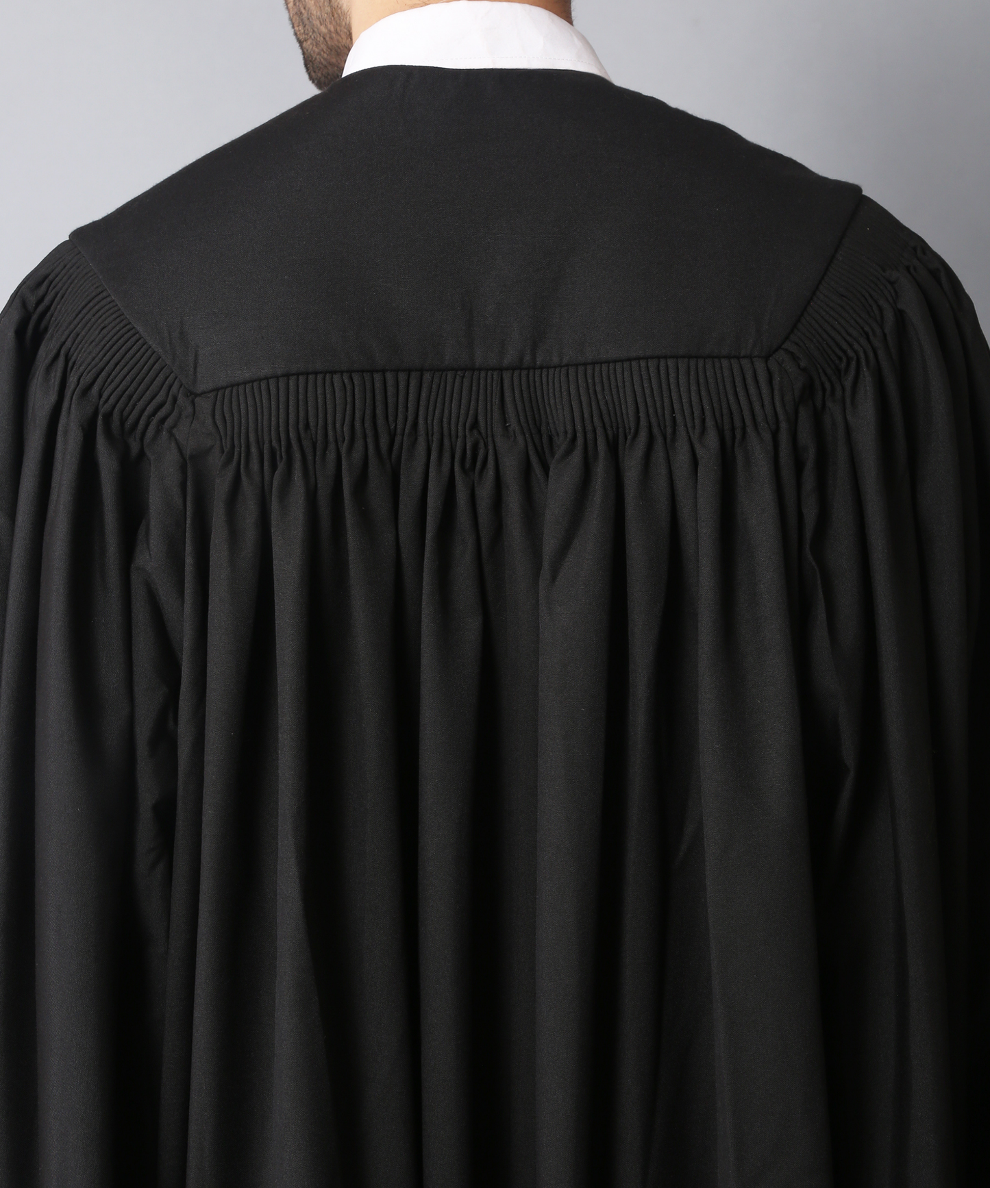 Premium Matte Fluted Master Graduation Gown Cap Tassel Package