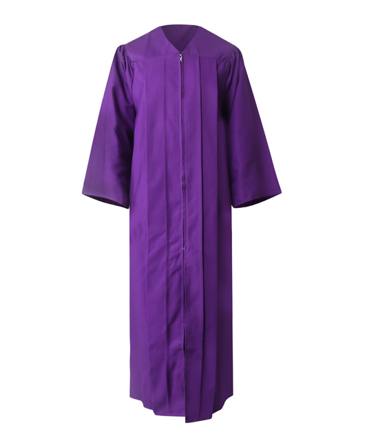 Purple  Matte Choir Gown Only