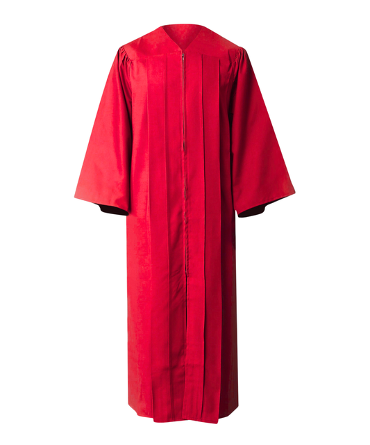 Red Matte Choir Gown Only