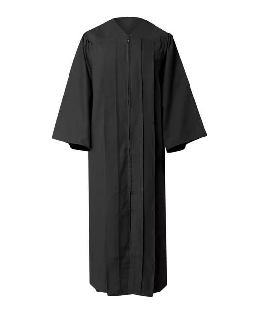 Black Matte Choir Gown Only