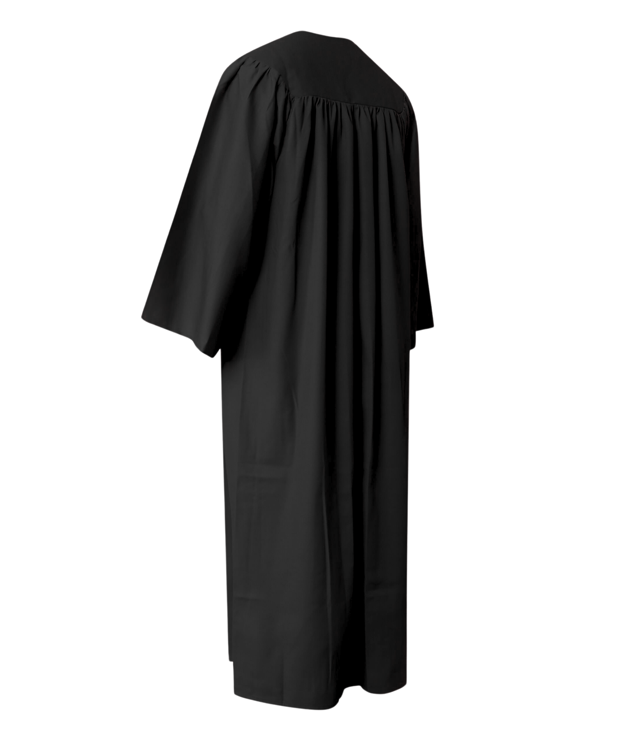 Black High School Cap Tassel  and Gown Set Matte