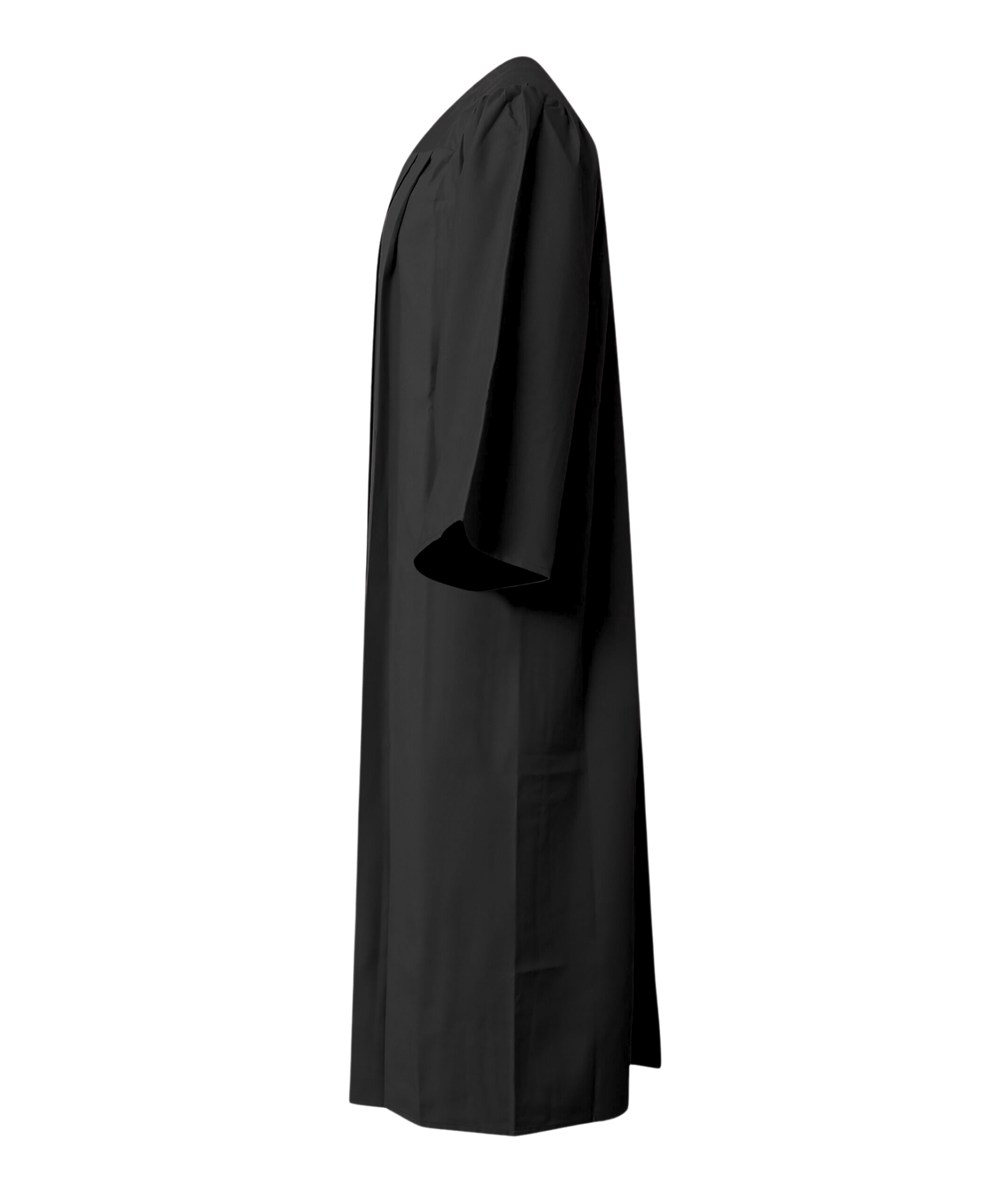 Black High School Cap Tassel  and Gown Set Matte