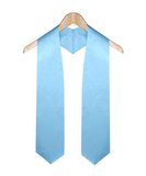 Light Blue Graduation Stole