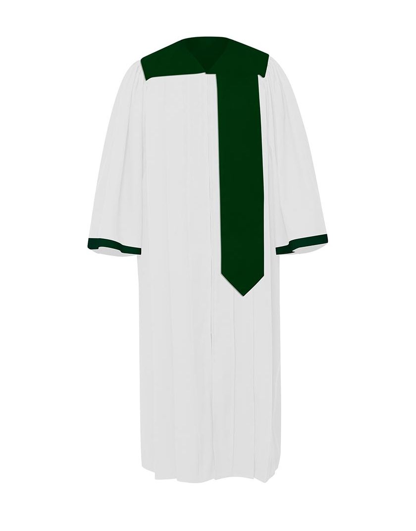 Adults Achievers Choir Robe – Pure White | Premium Graduation & Choir Gown