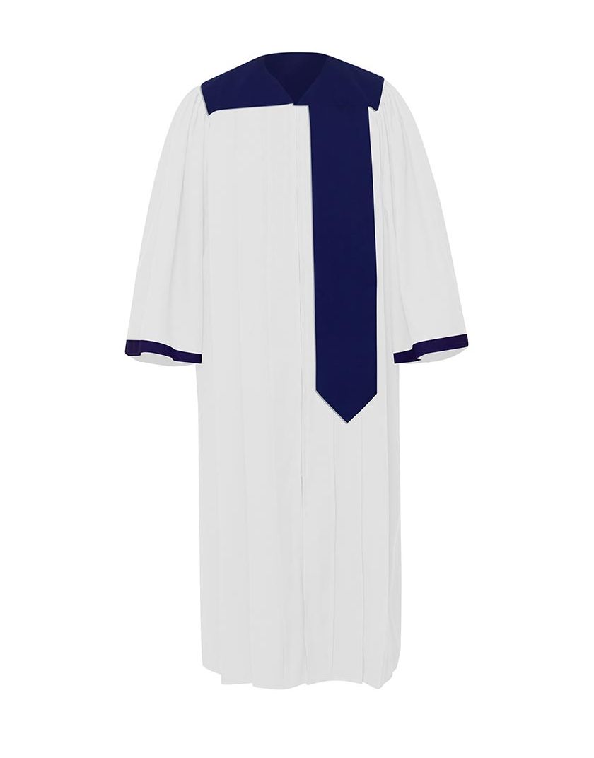Adults Achievers Choir Robe – Pure White | Premium Graduation & Choir Gown