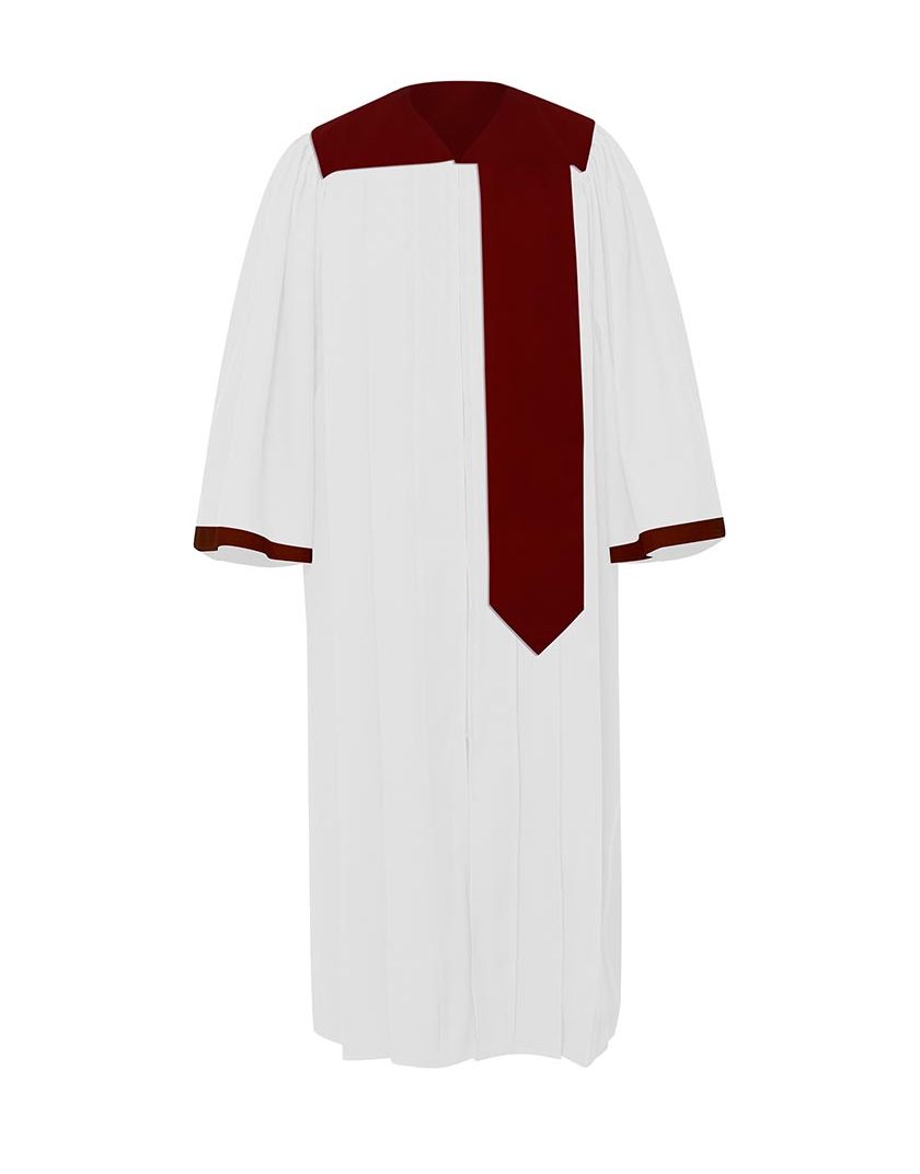 Adults Achievers Choir Robe – Pure White | Premium Graduation & Choir Gown